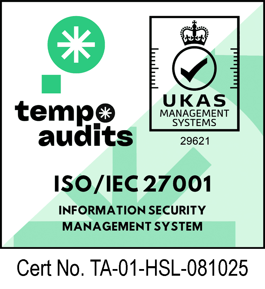 tempo audits ISO/IEC 27001 Information Security Management System — UKAS accredited